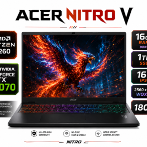 Acer Nitro V 16S AI 16" Laptop Ryzen 7 260 16GB 1TB SSD RTX 5070