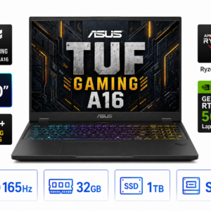 Notebook Gamer ASUS TUF A16 RTX 5070 32GB RAM Ryzen 9 1TB SSD 165Hz