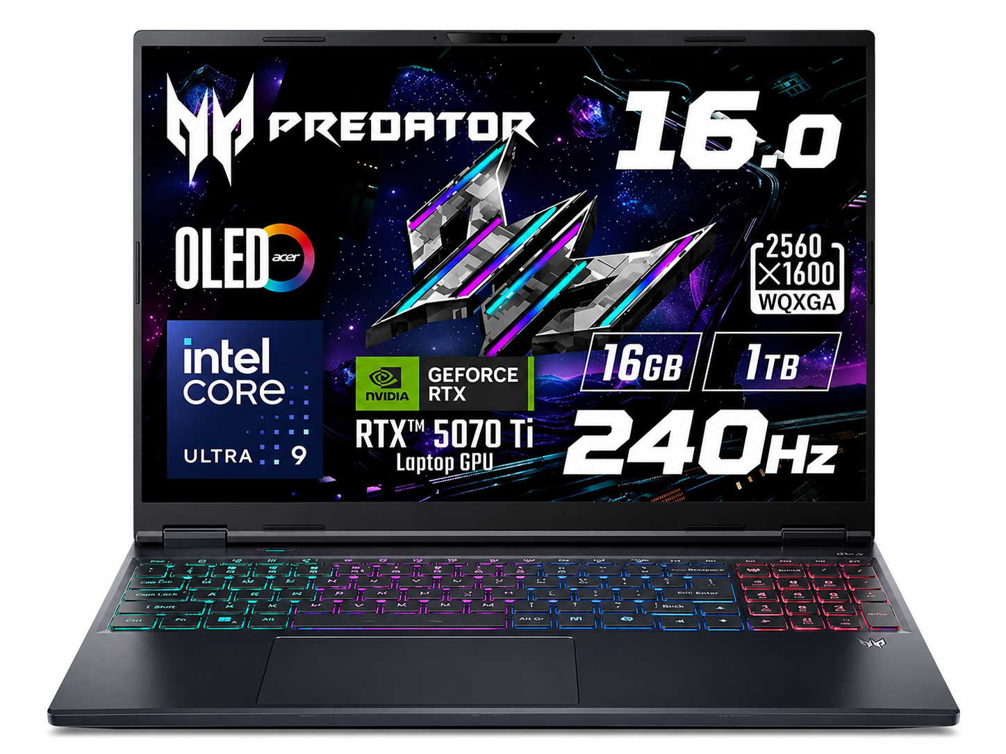 Acer Predator Helios 16S OLED RTX 5070 Ti